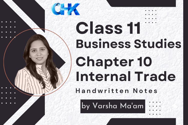 CBSE Class 11 Business Studies Chapter 10