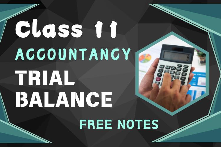 Class 11 Trial Balance Notes