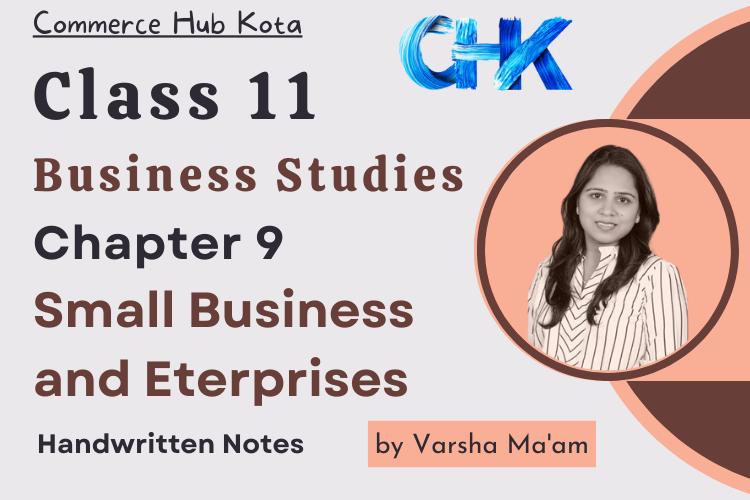 CBSE Class 11 Business Studies Chapter 9