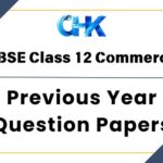 RBSE Class 12 Commerce Previous Year Question Papers