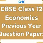 Economics Previous Year Question Papers