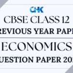 CBSE Class 12 Economics Question Paper 2024