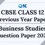 CBSE Class 12 Business Studies Question Paper 2024