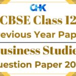 CBSE Class 12 Business Studies Question Paper 2023